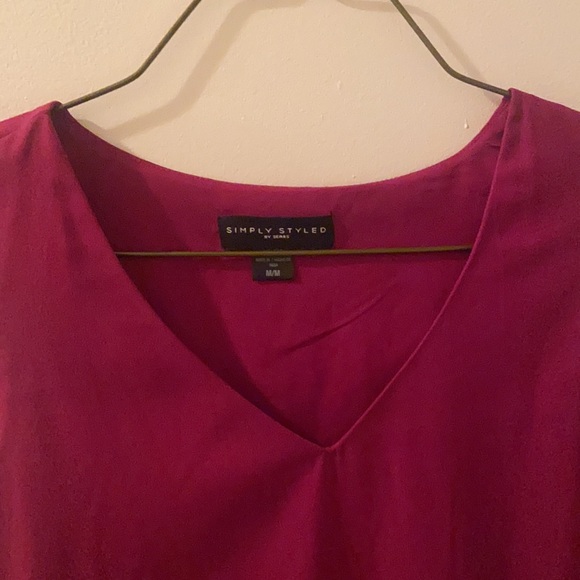 Beautiful great condition layered laced Simply style shirt size medium - Picture 3 of 6